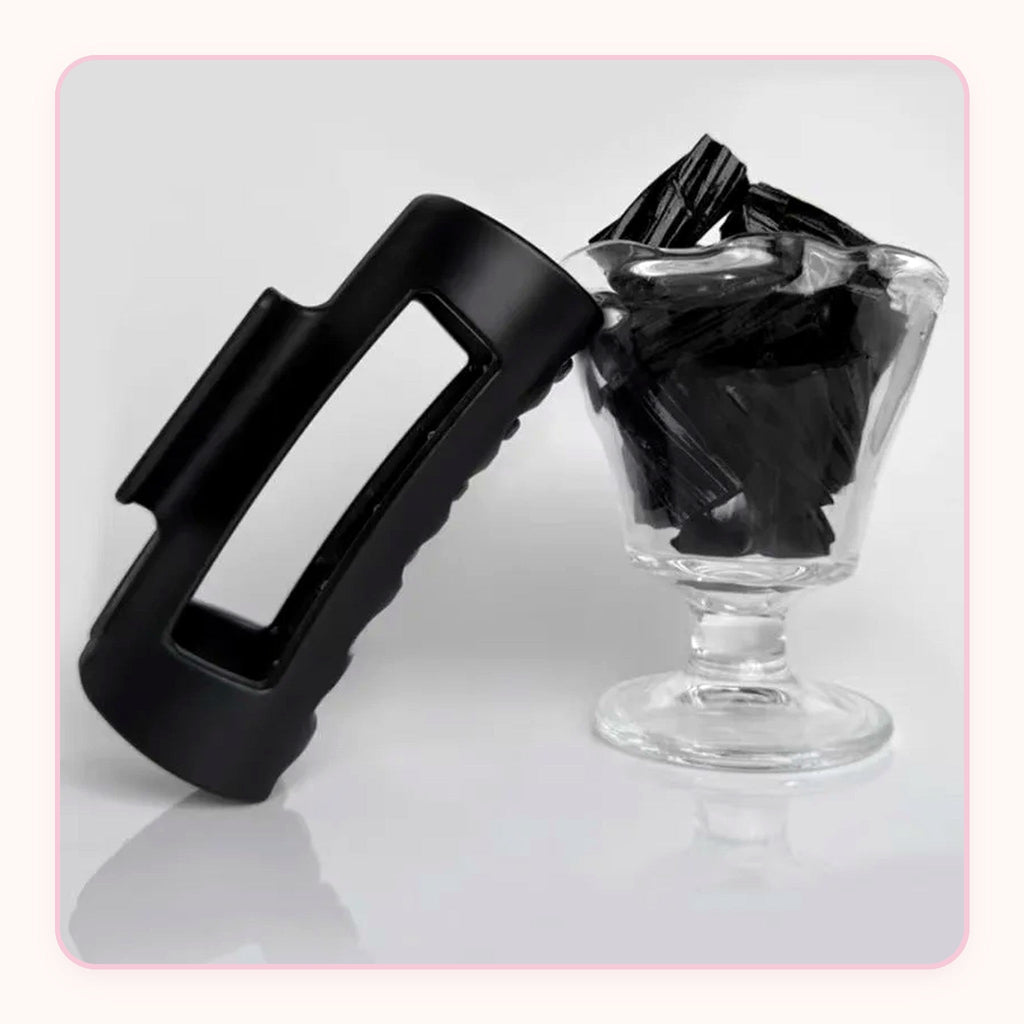 Soft matte silicone shark claw hair clip