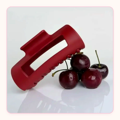 Soft matte silicone shark claw hair clip